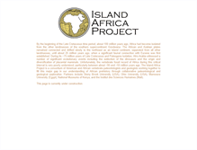 Tablet Screenshot of islandafrica.org